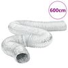 vidaXL ventilatsioonitoru, alumiinium, 6 m &Oslash;12,5 cm