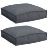 vidaXL Padi 2 tk Oxfordi kangas Antratsiit 40 x 40 x 8 cm