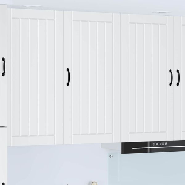 vidaXL K&ouml;&ouml;gikapp Lucca Valge 50 x 31 x 100 cm Tehispuit