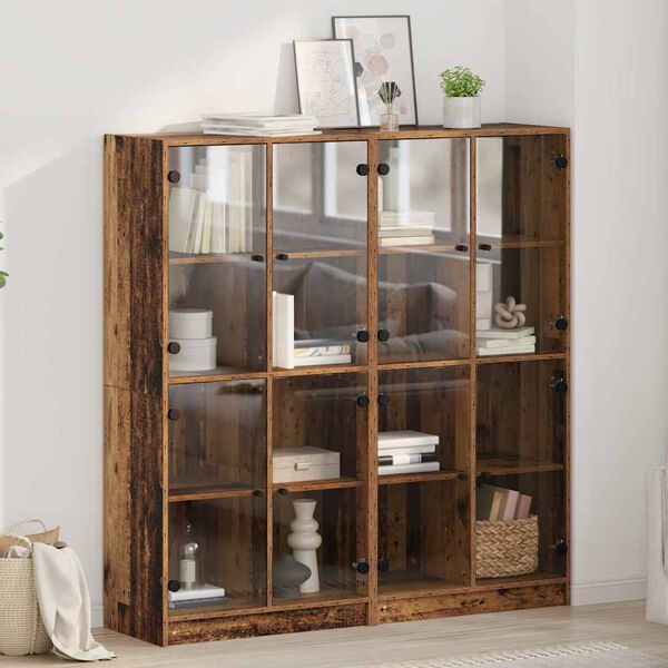 vidaXL K&otilde;rgushein 2 pcs Vana puit 68 x 37 x 142 cm Tehispuit