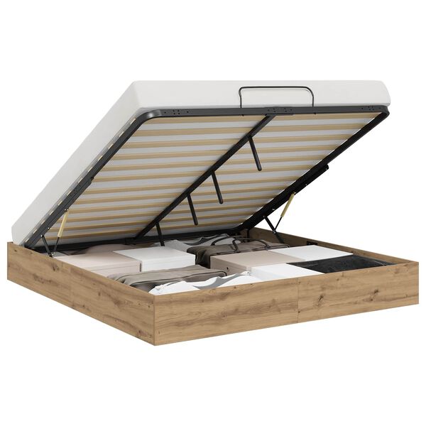 vidaXL Ottomani voodiraam Artisani tamme 203 x 160 x 25 cm