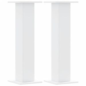 vidaXL taimealused 2 tk, valge, 30 x 30 x 95 cm, tehispuit