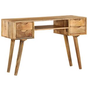 vidaXL kirjutuslaud, mangopuit, 115 x 47 x 76 cm