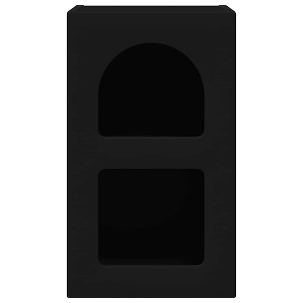 vidaXL &Ouml;&ouml;kapp Must 29,5 x 33,5 x 50 cm Tehispuit