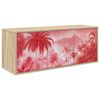 vidaXL Seinale paigaldatav TV kapp AACHEN 102 x 33 x 40 cm Sonoma tamm