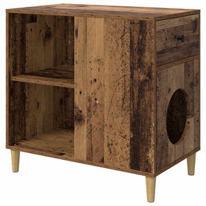 vidaXL Kassi Maja Vana puit 72 x 42,5 x 70 cm Tehispuit