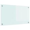 vidaXL Kögi Splashback Valge 70 x 40 cm karastatud klaas