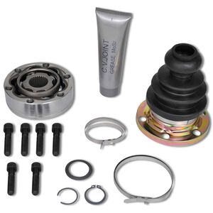 vidaXL Varras komplekt Must Metall