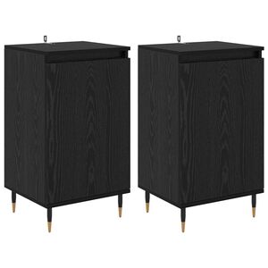 vidaXL K&otilde;ide 2 pcs Must tamm 40 x 35 x 70 cm