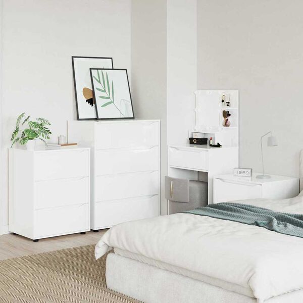 vidaXL Hoiukapp Kergelt l&auml;ikiv valge 60 x 48 x 81 cm Tehispuit