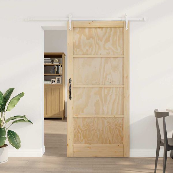 vidaXL Libisev uks ORKDAL Pruun 93 x 202 cm Tahke m&auml;nd