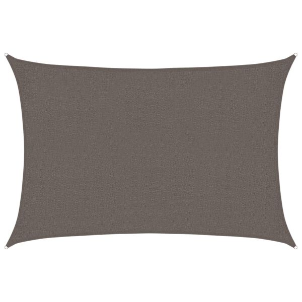 vidaXL p&auml;ikesepuri 160 g/m&sup2; antratsiithall, 2 x 2,5 m HDPE