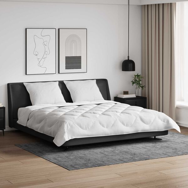 vidaXL Tek padjadega padjaga 3 pcs Valge Mikrofiiber