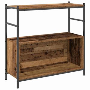 vidaXL Raamatukapp Suitsetatud tamm 80 x 30 x 78,5 cm Tehispuit