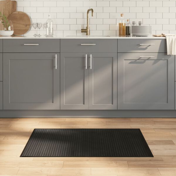 vidaXL vaip, ristk&uuml;likukujuline, tumepruun, 60 x 300 cm, bambus