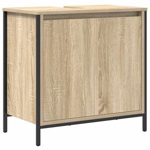 vidaXL vannitoa kraanikausi kapp Sonoma tamm 60 x 34,5 x 60 cm