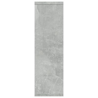 vidaXL seinariiul, betoonhall, 85x16x52,5 cm, tehispuit
