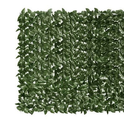 vidaXL rõdusirm, tumerohelised lehed, 300 x 150 cm