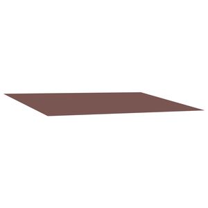 vidaXL Varikatuse asenduskangas Pruun 500 &times; 350 cm Pol&uuml;ester