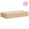 vidaXL Salvestuskarp 24 pcs Kreemjas 90 x 48 x 15 cm