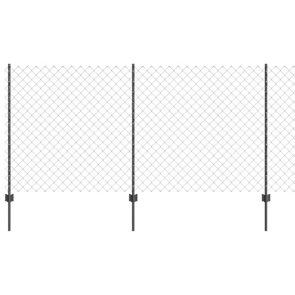 vidaXL Aed koos postiga Hall 1,2 x 10 m Terased ja PVC