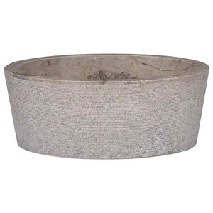 vidaXL valamu, hall, &Oslash;40 x 15 cm, marmor