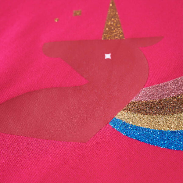 Pikkade varrukatega lastesärk, erkroosa, 140