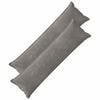 vidaXL Diivanipadi 2 pcs HOUTEN Tumehall 40 x 145 cm &Scaron;en&uuml;&uuml;lfabric