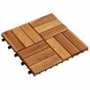 vidaXL Terrassiplaat 30 pcs Pruun 30 x 30 cm Akaatsia puit