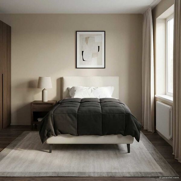 vidaXL T&auml;ispika aasta tekk Antratsiit 135 x 220 cm Mikrokiud