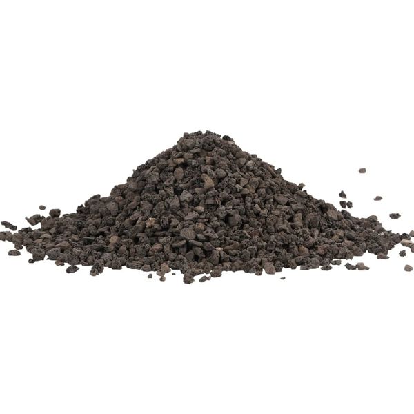 vidaXL basalt kivim, 25 kg, must, 5-8 mm