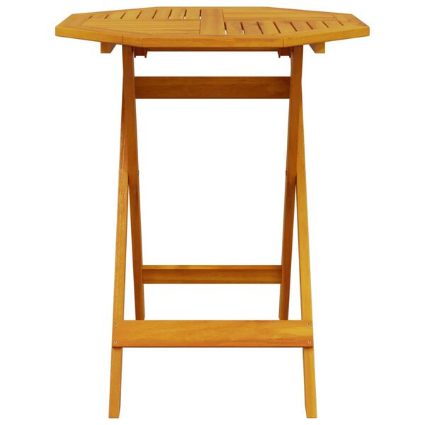 vidaXL kokkupandav aialaud, Ø70 x 75 cm, akaatsiapuit