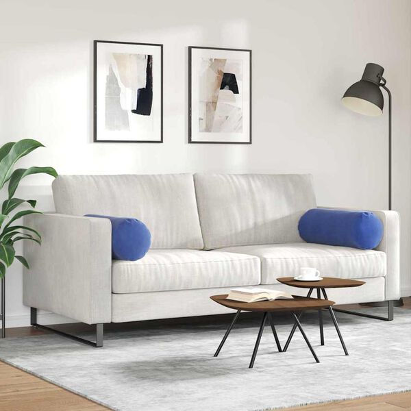 vidaXL Padjad 2 pcs Politsei sinine &Oslash; 25 x 70 cm Korter kangas