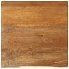 vidaXL lauaplaat, naturaalse servaga, 60 x 60 x 3,8 cm, mangopuit
