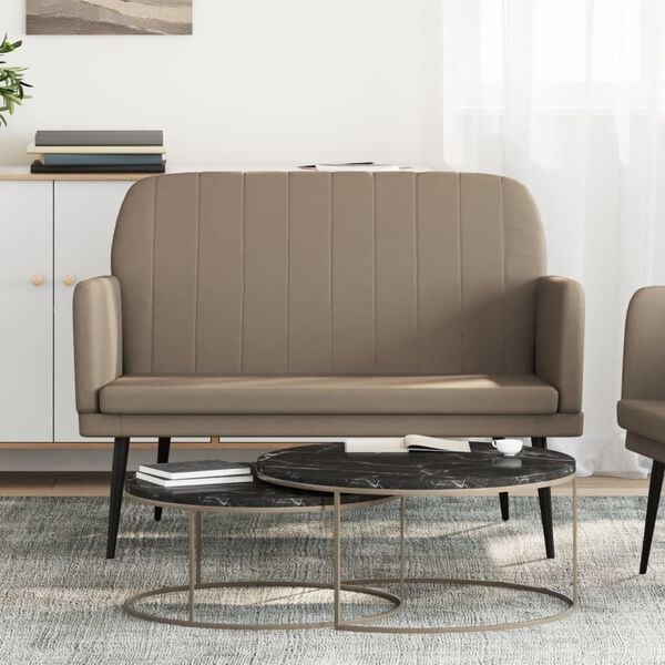 vidaXL pink, cappuccino, 107 x 80 x 81 cm, kunstnahk