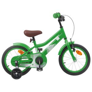 vidaXL Laste Bike 16 Tolli 4&ndash;6 aastastele Roheline