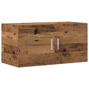 vidaXL Seinakapp Vana puit 80x39x40 cm Engineered Wood