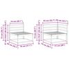 vidaXL V&auml;li diivanikomplekt 7 pcs Neutraalne Tugev akatsiapuu