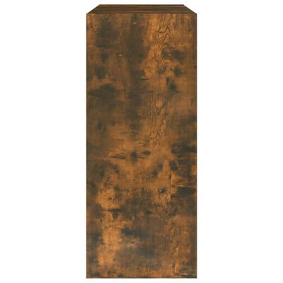 vidaXL raamaturiiul/ruumijagaja, suitsutatud tamm, 80x30x72 cm