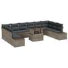 vidaXL Aia Diivanikomplekt padjaga ladustamisega 11 pcs Hall