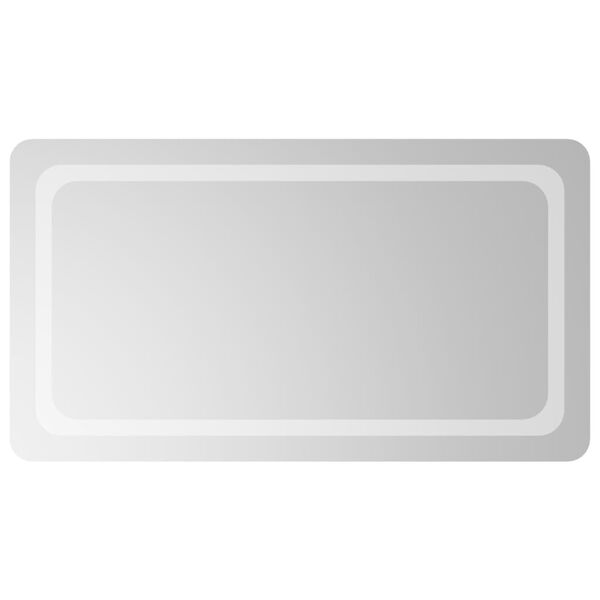 vidaXL LED-vannitoapeegel, 50x90 cm