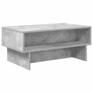 vidaXL Kohvilaud Betoonhall 80 x 46 x 35 cm Tehispuit