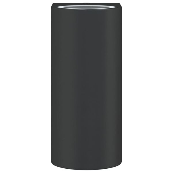 vidaXL &otilde;ue seinavalgusti, must, survevalatud alumiinium