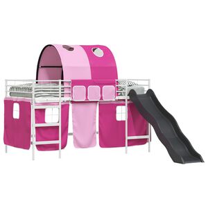 vidaXL Valge ja roosa 80 x 201 cm