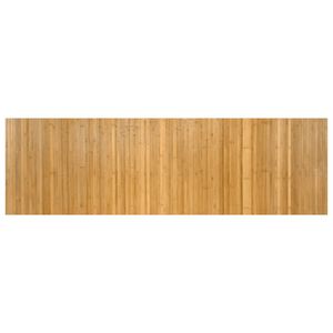 vidaXL vaip, ristk&uuml;likukujuline, naturaalne, 60 x 200 cm, bambus