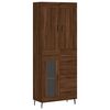 vidaXL k&otilde;rge kapp, pruun tamm, 69,5 x 34 x 180 cm, tehispuit