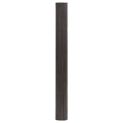 vidaXL vaip, ristkülikukujuline, tumepruun, 70 x 300 cm, bambus