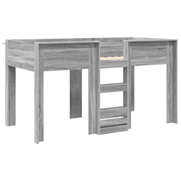 vidaXL Kiipevoodi Lastele Hall Sonoma 100 x 200 cm Tehispuit