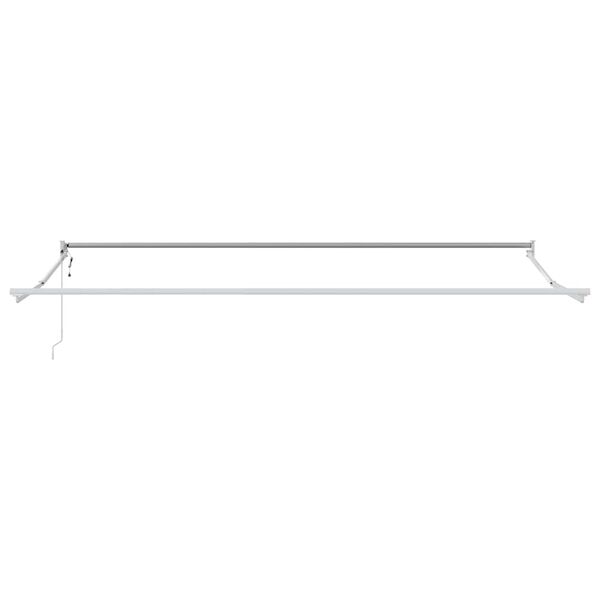 vidaXL Varikatus Valge 5 x 3 m Metall