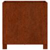 vidaXL jalgadega taimekast, rooste, 40 x 40 x 40 cm, Corten teras